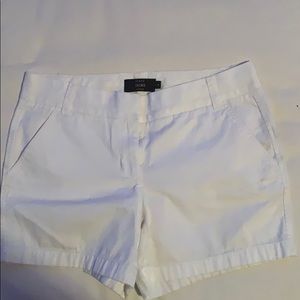 J. Crew white chino short